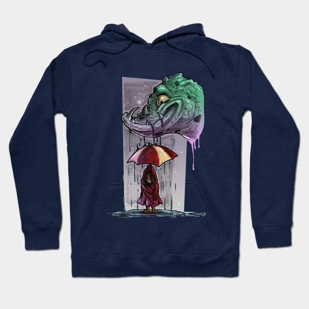 Drooling Hoodie by mrzero